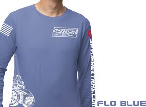 WITH SLEEVE LOGO:  LONG SLEEVE SPYDER EXTRAS LOWER WRAP DESIGN SPYDER F3 VERSION